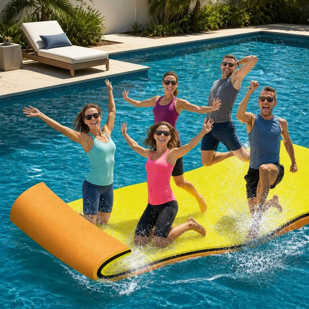 Floating Water Mat 5.5x1.8m XPE Foam Pad
