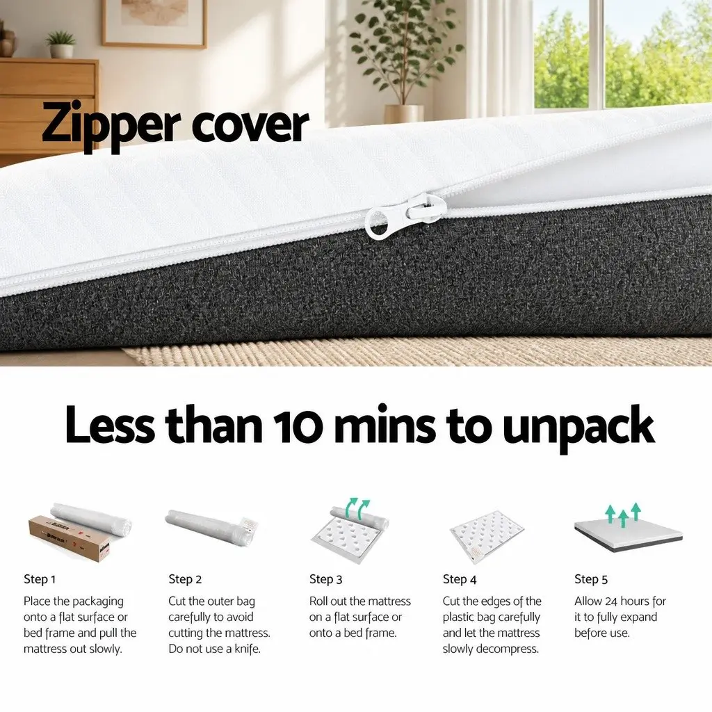 King Size Memory Foam Mattress with Cool Gel