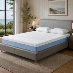 Cooling Gel Memory Foam Queen Mattress 22cm Firm Topper