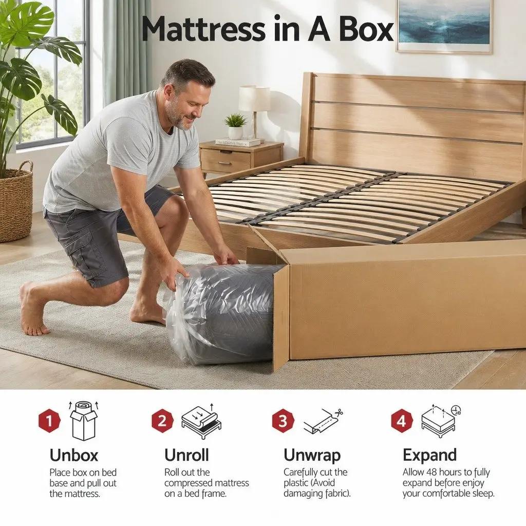 30cm Memory Foam Mattress with Gel Cooling Technology