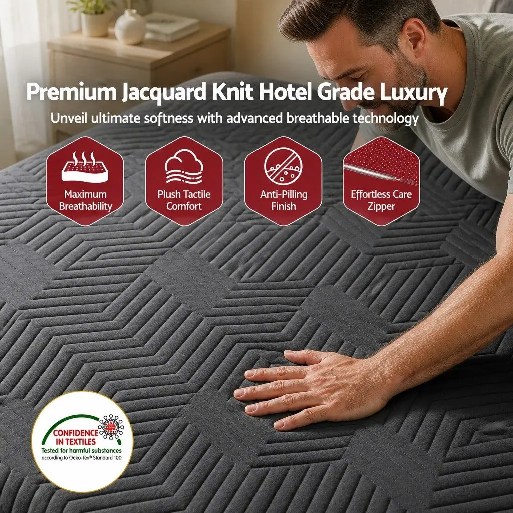 30cm King Single Cooling Memory Foam Mattress