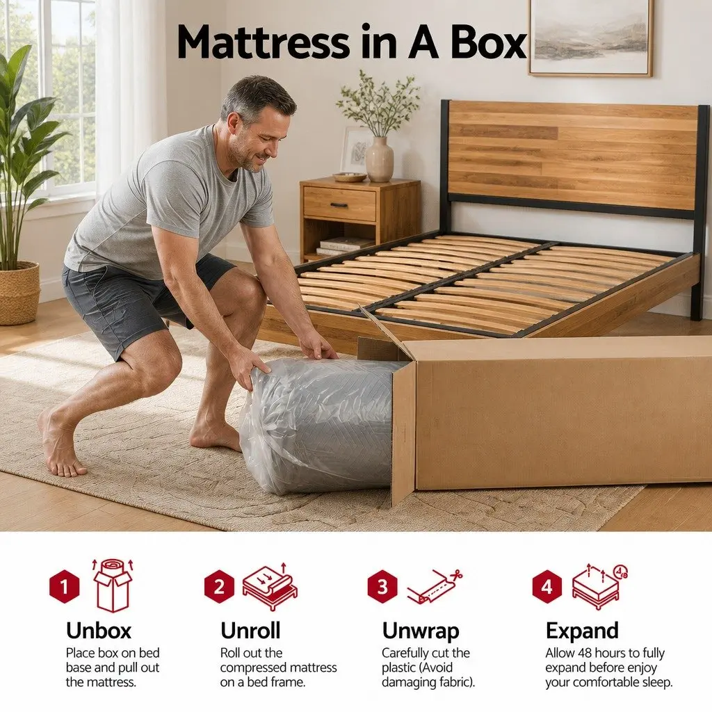Single Memory Foam Mattress 30cm Cooling Gel