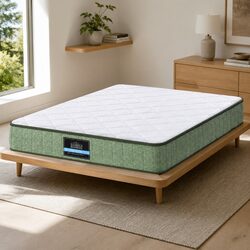 25cm Queen Memory Foam Mattress with Cooling Gel and Zipped Cover