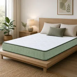 25cm Queen Memory Foam Mattress with Cooling Gel and Zipped Cover