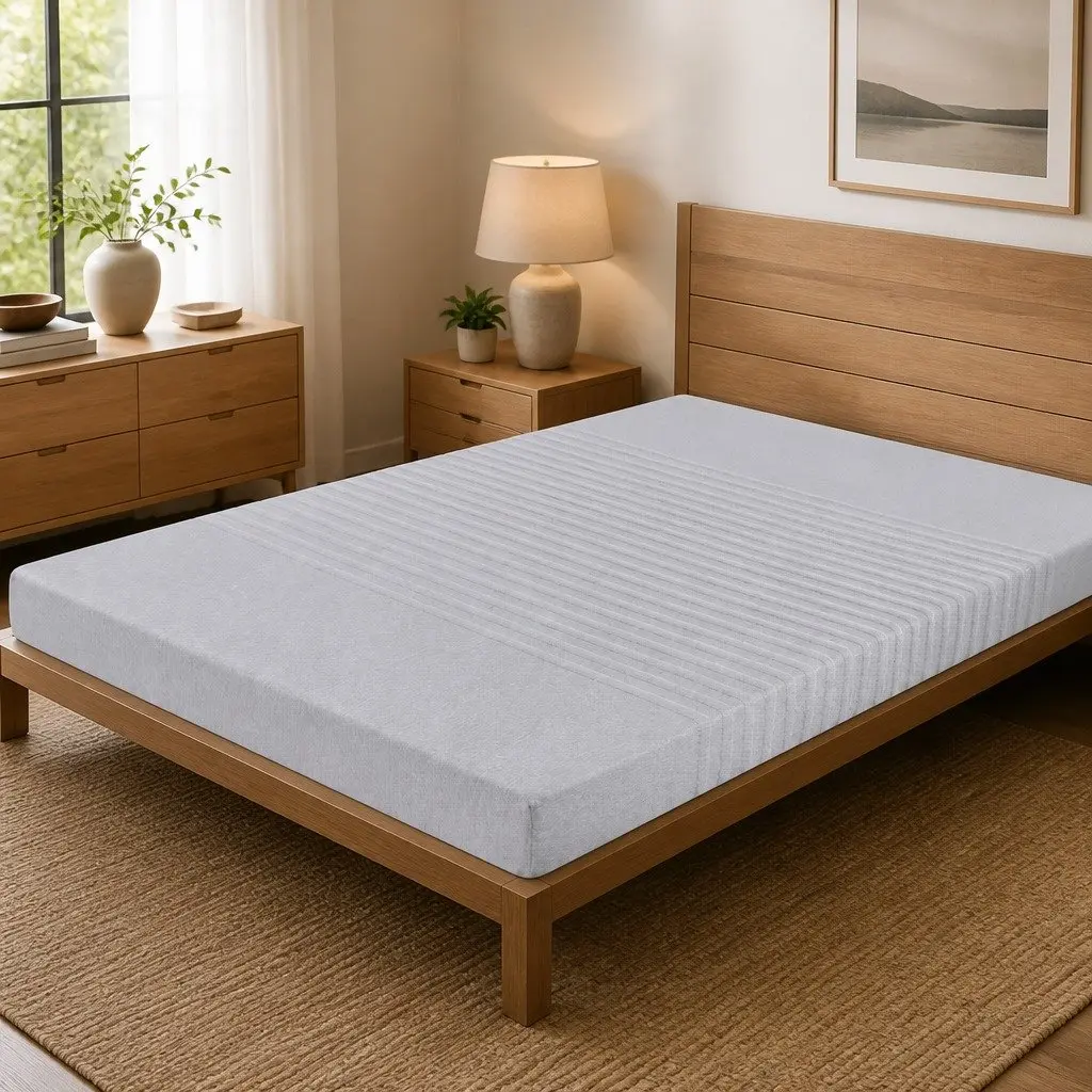 Memory Foam Mattress Cool Gel Charcoal 15cm Double Bamboo Cover