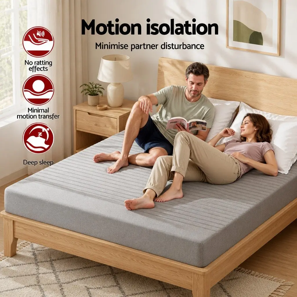 Memory Foam Mattress Cool Gel Charcoal 15cm Double Bamboo Cover