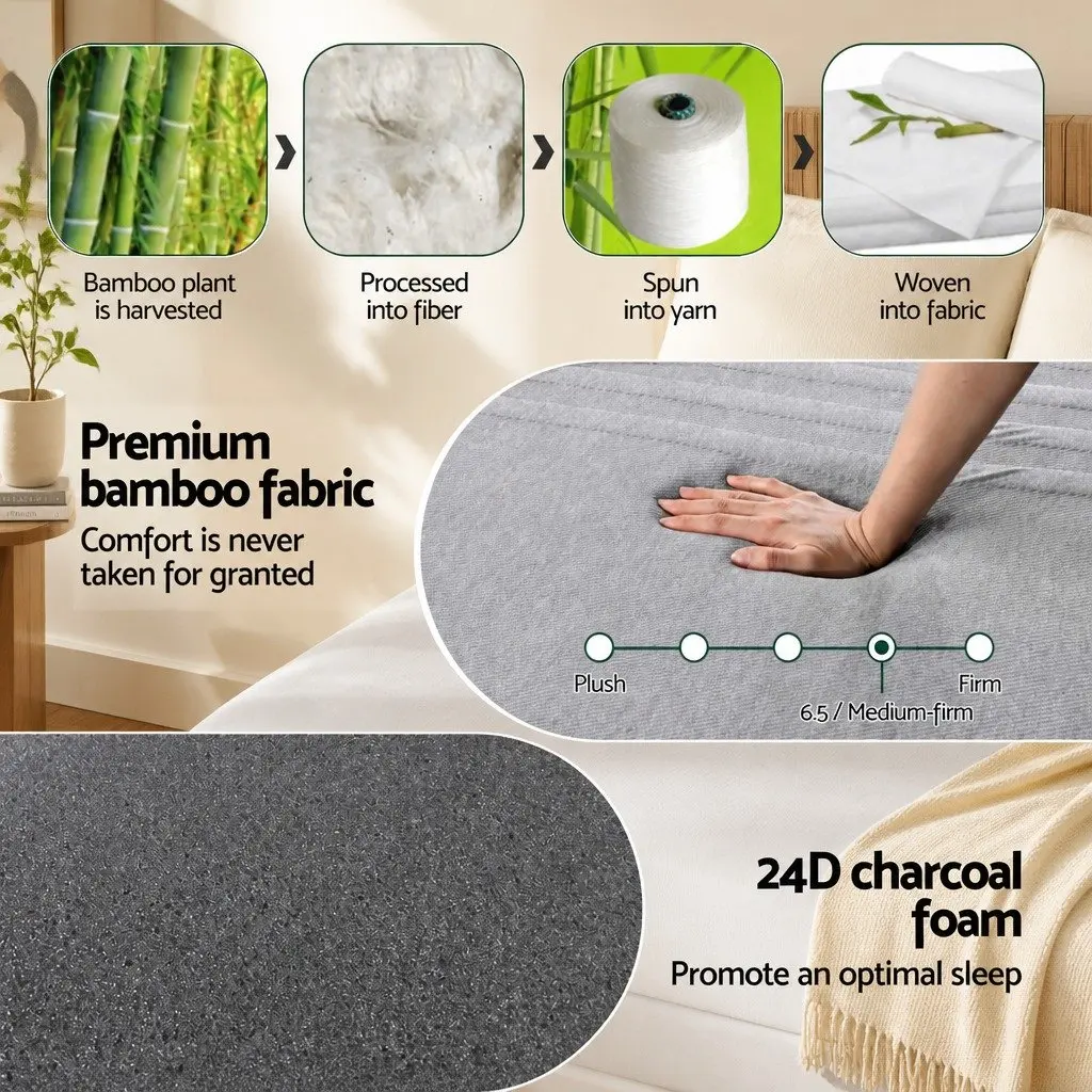 15cm Cool Gel Memory Foam Mattress with 7-Zone Support