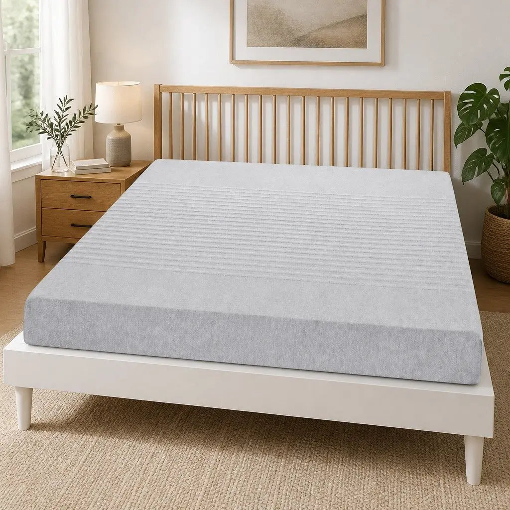 Queen Memory Foam Mattress 15cm with Bamboo Cover