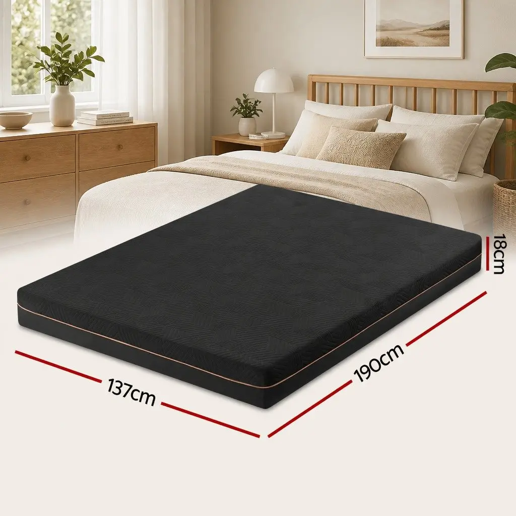 18cm Double Memory Foam Mattress with Cooling Gel