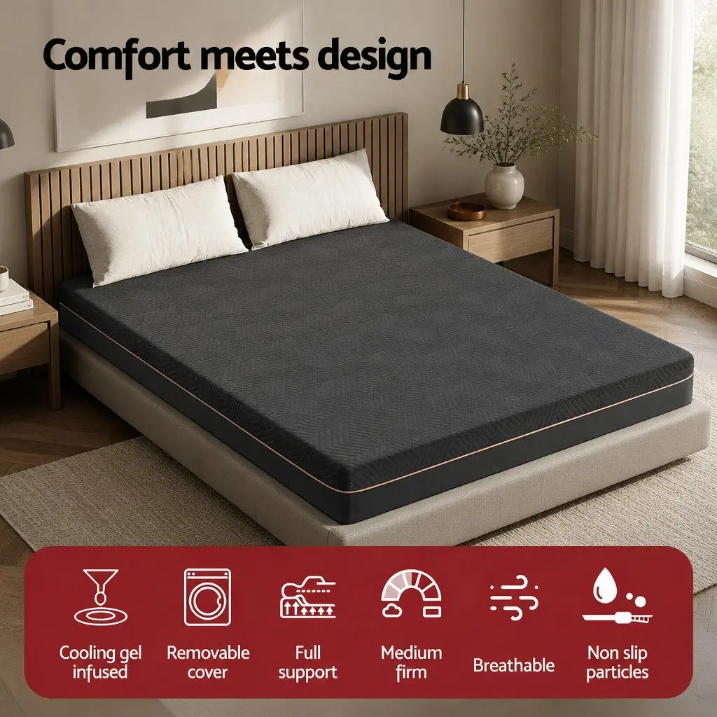 18cm Double Memory Foam Mattress with Cooling Gel