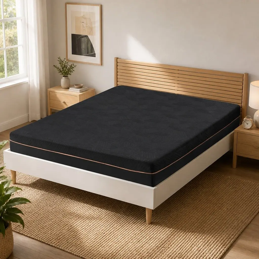 Queen Memory Foam Mattress 18cm Thick Cool Gel Green Tea Foam Medium Firm Bed