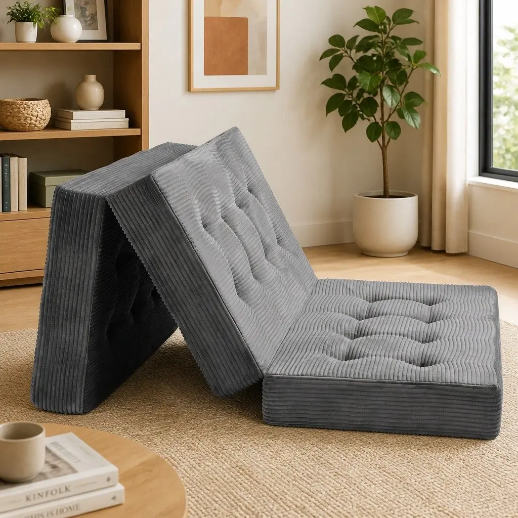 Double Folding Mattress 15cm Foam Portable Sofa Bed
