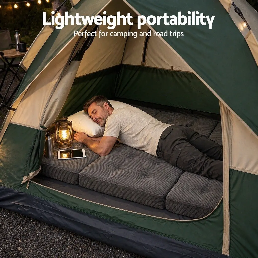 Double Folding Mattress 15cm Foam Portable Sofa Bed