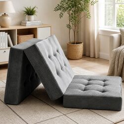 Single Folding Mattress 15cm Foldable Foam Portable Guest Bed Sofa Lounge Chair
