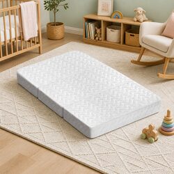 Premium Foldable Foam Mattress for Baby Sleep