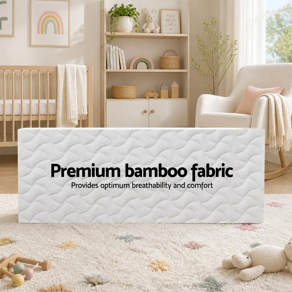 Foldable Foam Mattress High-Density Foam 3-Fold White