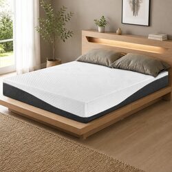 Cool Gel Memory Foam Double Queen Mattress for Pressure Relief