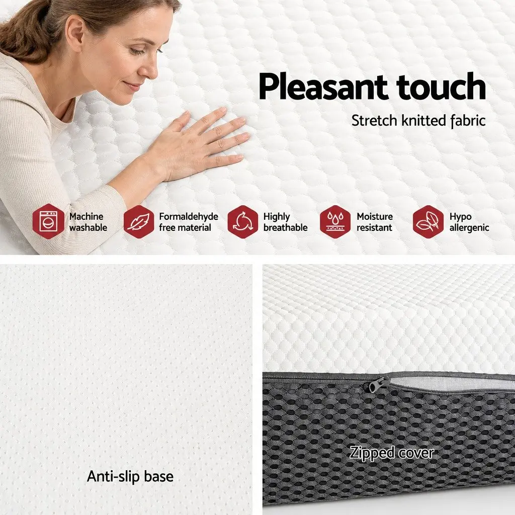 Memory Foam Mattress Cool Gel Double Queen Size White