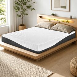 Queen Size Memory Foam Mattress 21cm Cool Gel Design