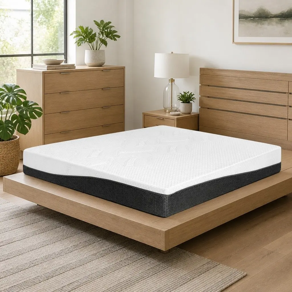 Memory Foam Mattress Queen 21cm Cool Gel Pressure Relief Non-Spring Bed