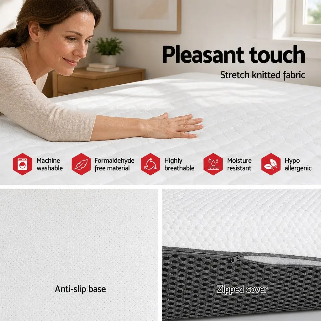 Memory Foam Mattress Queen 21cm Cool Gel Pressure Relief Non-Spring Bed