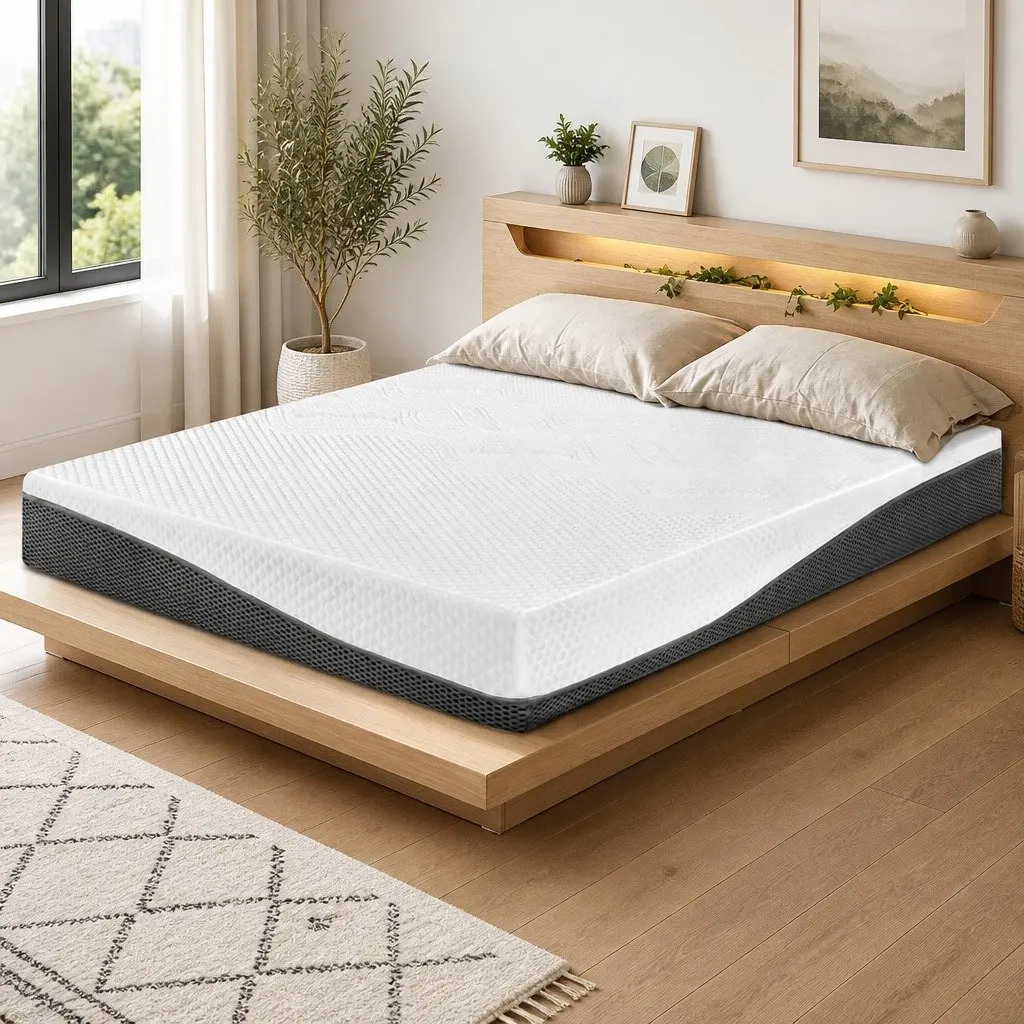 Memory Foam Mattress Queen 21cm Cool Gel Pressure Relief Non-Spring Bed