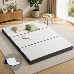 Premium Quality Foldable Queen Mattress with 3-Fold Design
