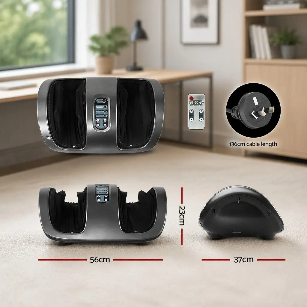 Shiatsu Electric Foot Massager in Charcoal Grey