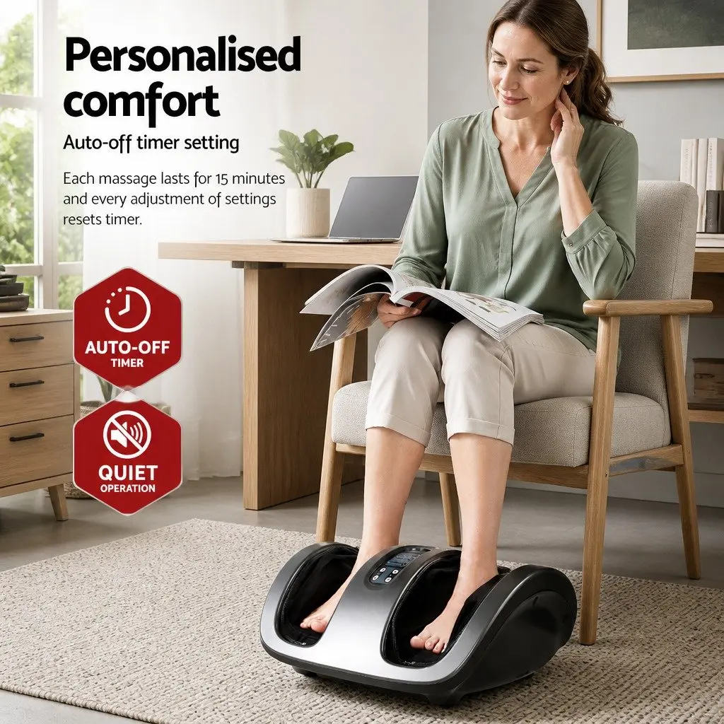 Shiatsu Electric Foot Massager in Charcoal Grey