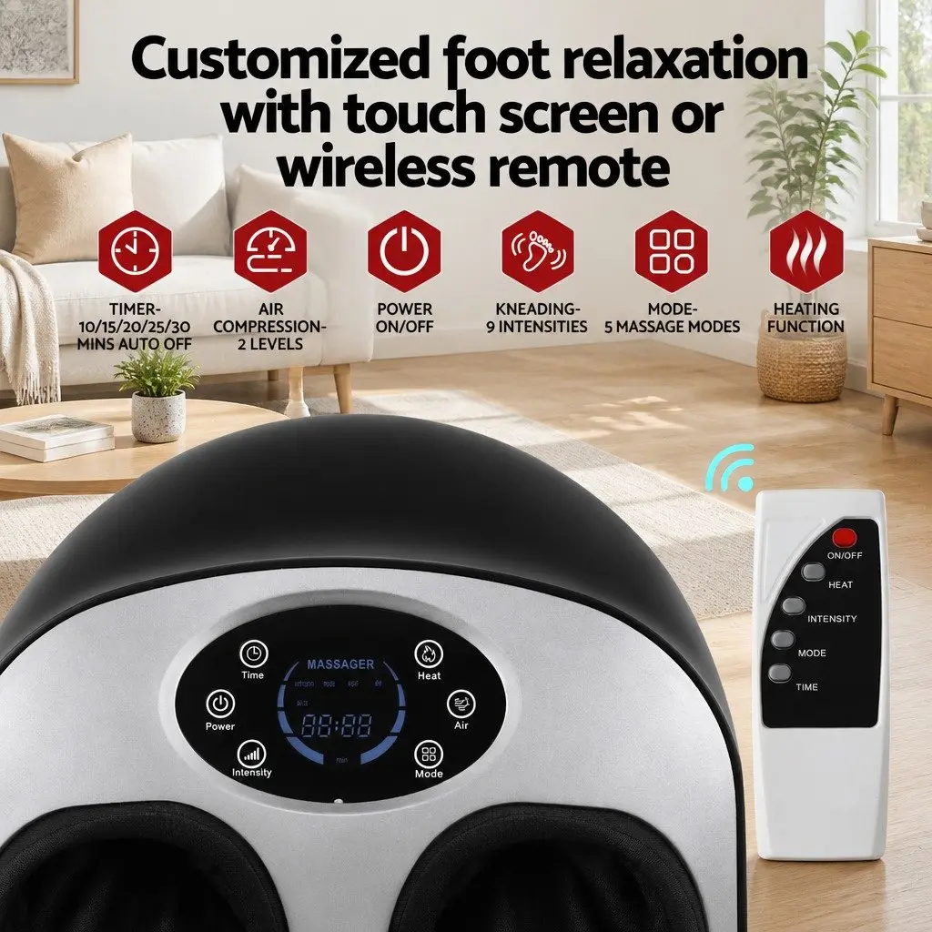 Electric Foot Massager with Remote Control