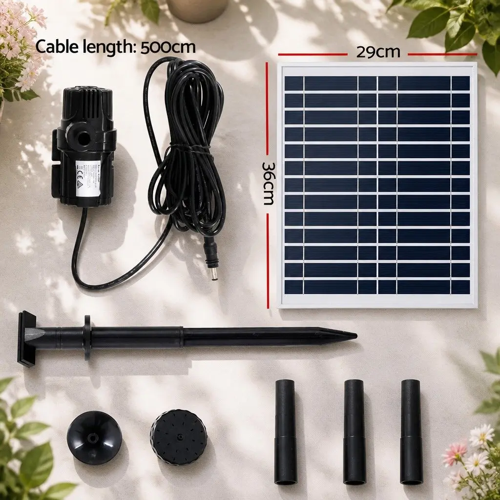 Solar Pond Pump Submersible Fountain Kit