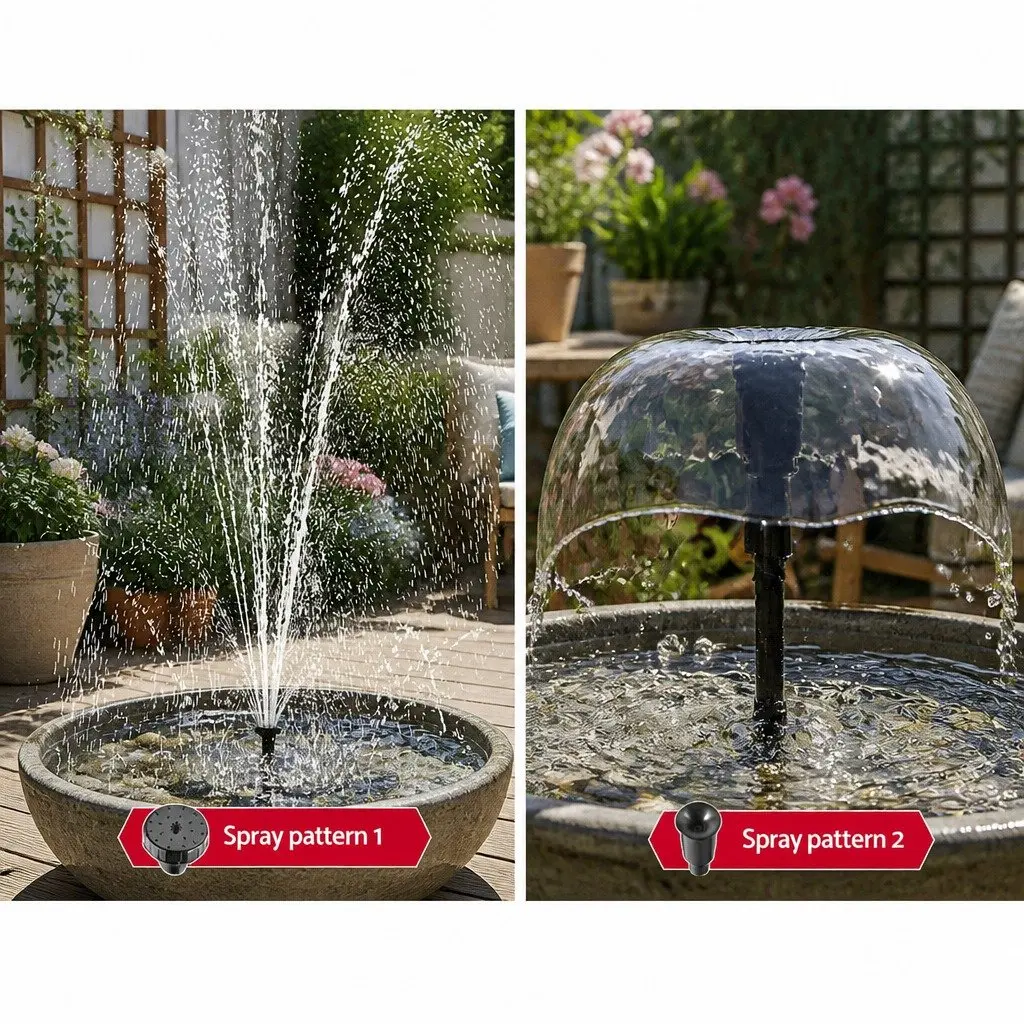 Solar Pond Pump Submersible Fountain Kit