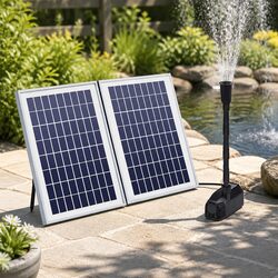 Premium Solar Pond Pump Fountain Kit with 1600L/H Flow