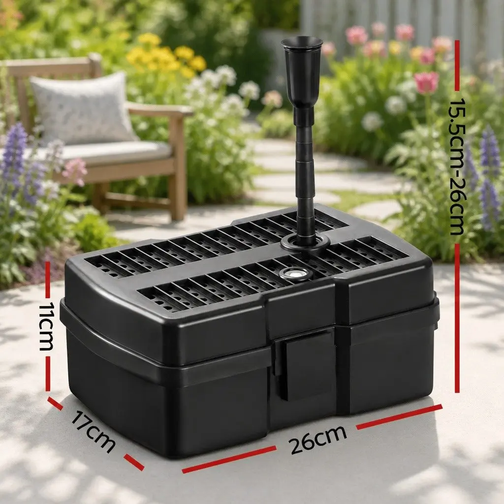 Solar Pond Pump with Filtration for Gardens