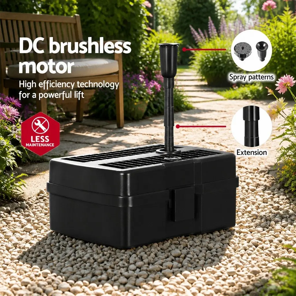 Solar Pond Pump with Filtration for Gardens