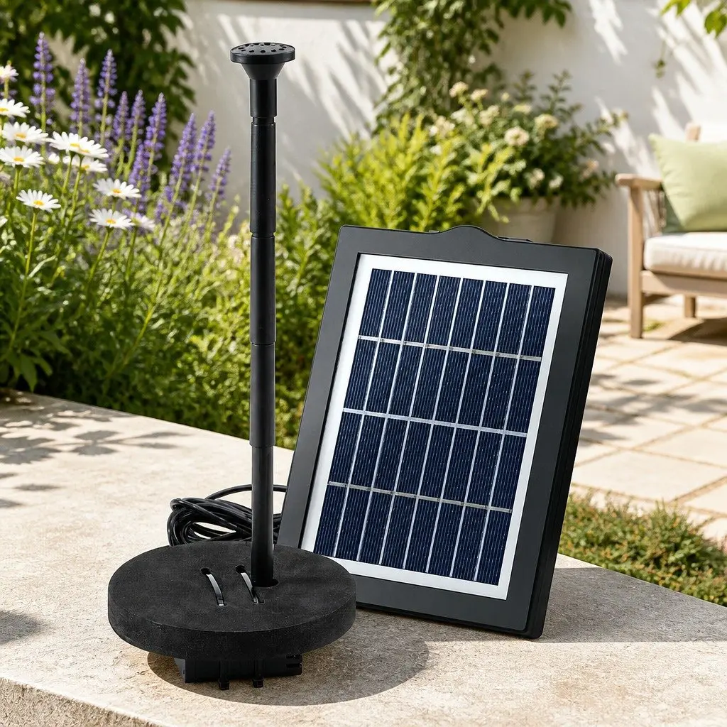 Solar Pond Pump Water Fountain for Gardens