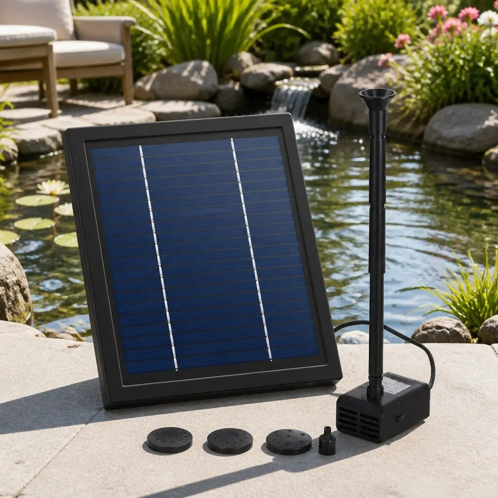 Solar Pond Pump Submersible Water Fountain Kit