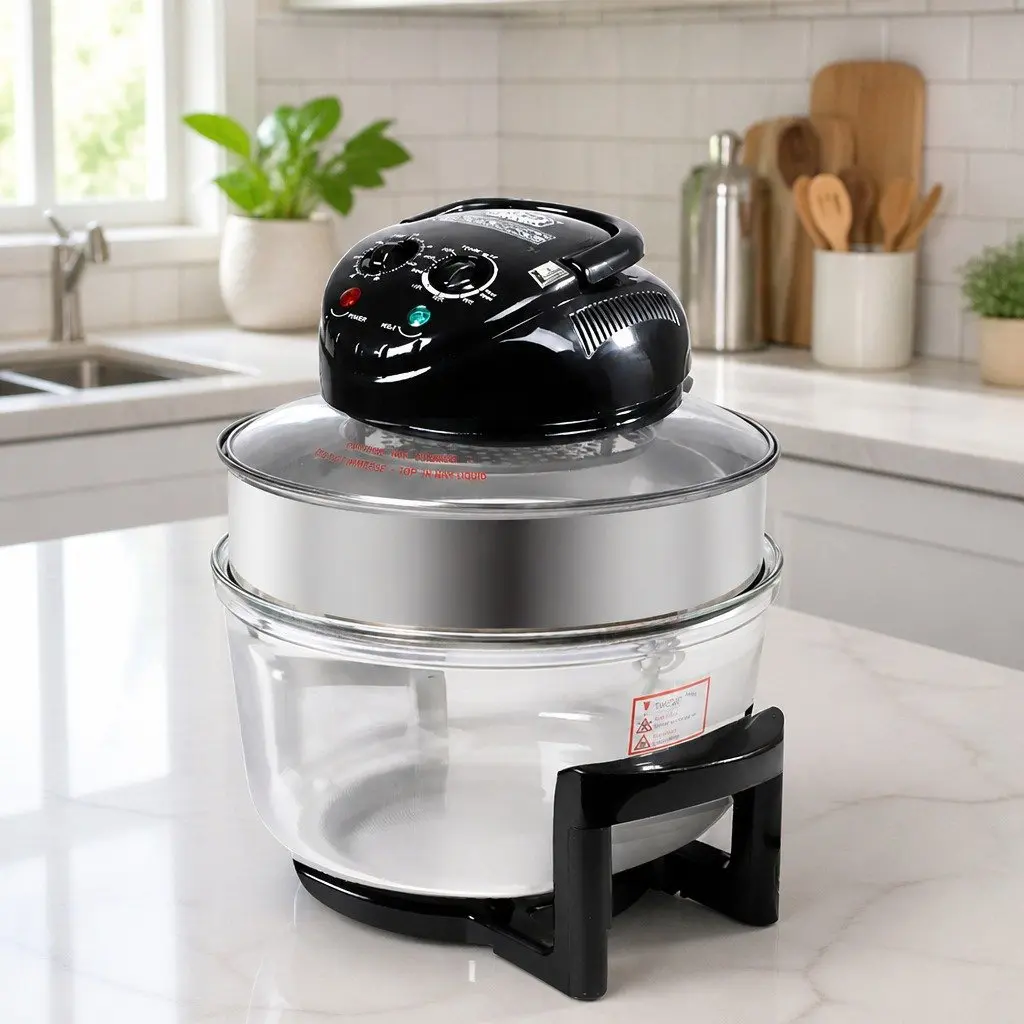Air Fryer Oven Electric Convection Cooker 17L Black
