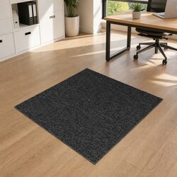 Carpet Tiles 20x 50cm Office Commercial Heavy Duty Non-Slip Grey Flooring