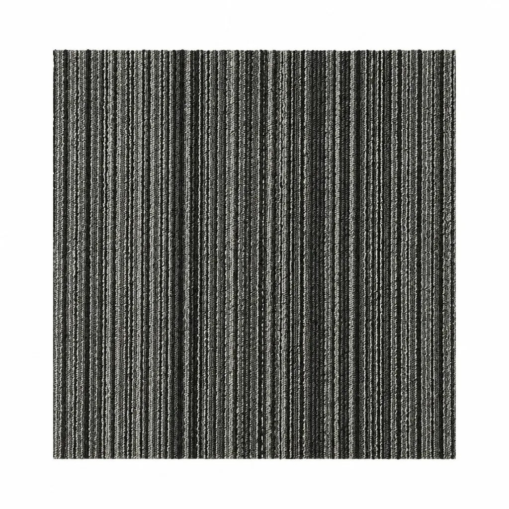 Commercial Grade Heavy Duty Black Carpet Tiles 20 Pack