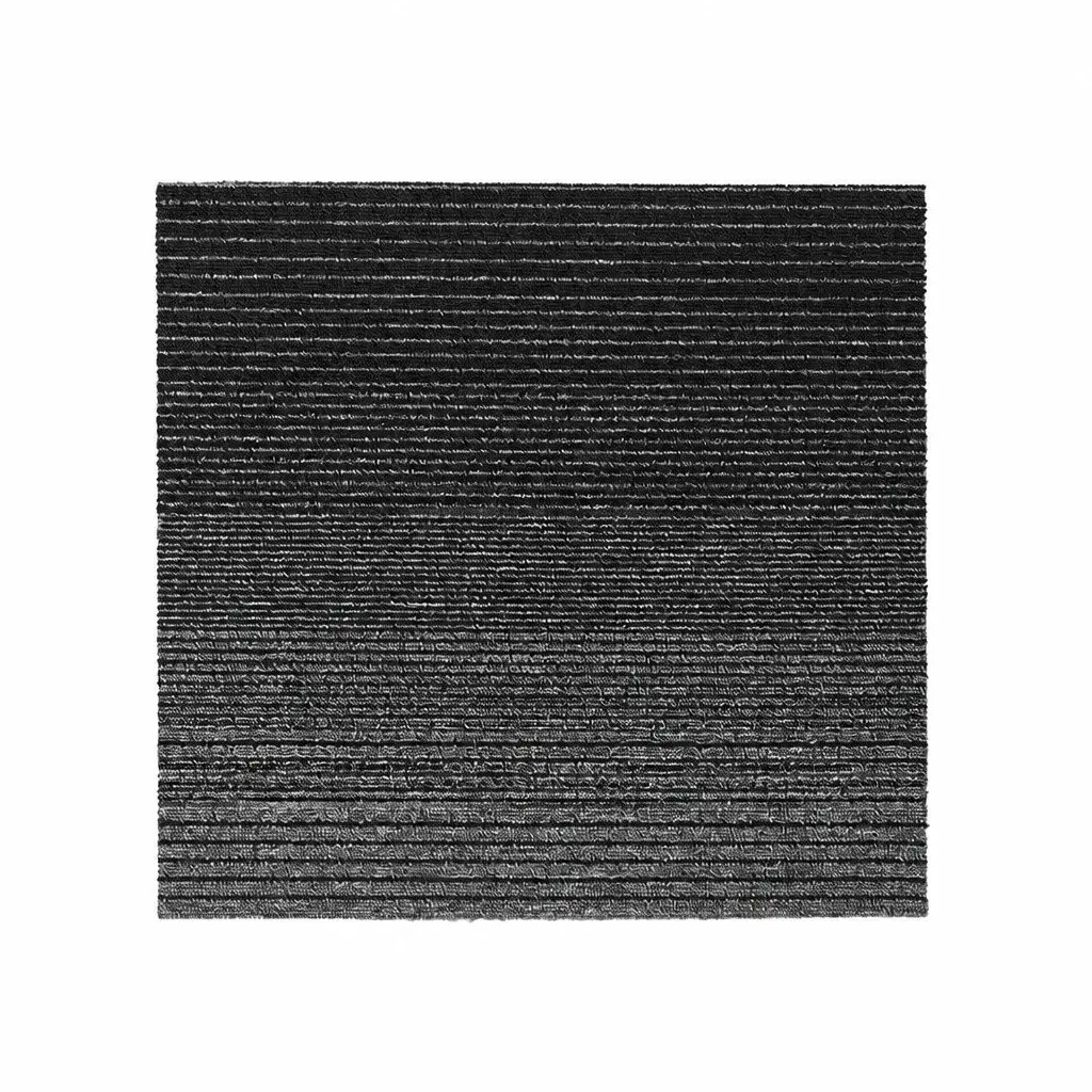 Heavy Duty Black Carpet Tiles 50x50cm, 5m2 Box of 20
