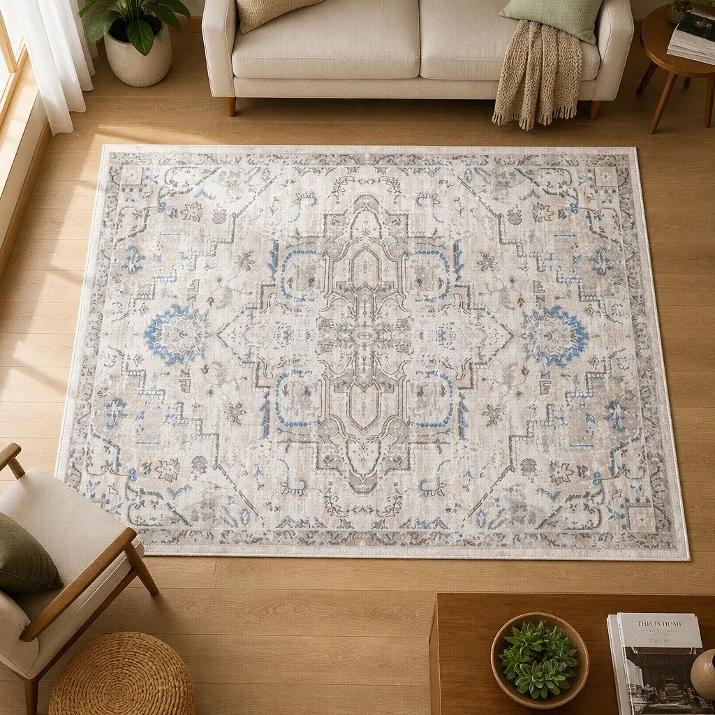 Large Rectangle Area Rug 160x120cm for Home