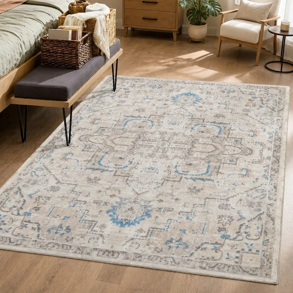 Large Rectangle Area Rug 200x230cm for Living Spaces