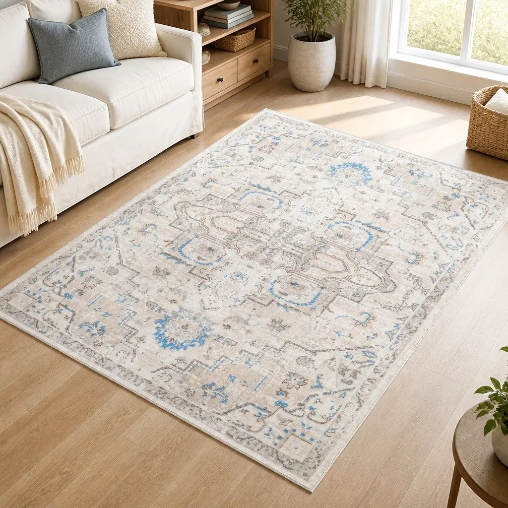 Large Area Floor Rug Rectangle Mat 200x290cm Living Room Lounge Bedroom