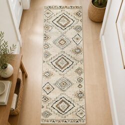 Premium Hallway Runner Rug 180x60cm Washable Floor Mat