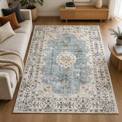 Vintage Style 200x230cm Non-Slip Floor Rug
