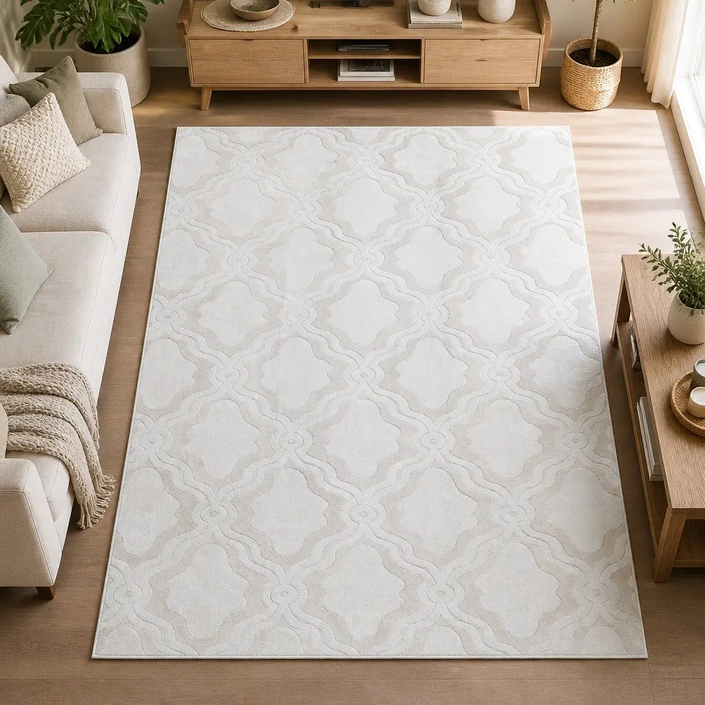 Shaggy Floor Rug 10mm Pile for Living Spaces 200x290cm