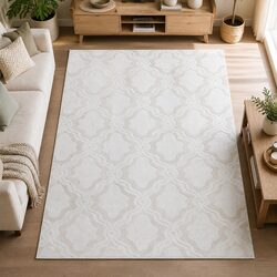 Premium Shaggy Floor Rug 10mm Pile for Living Spaces 200x290cm