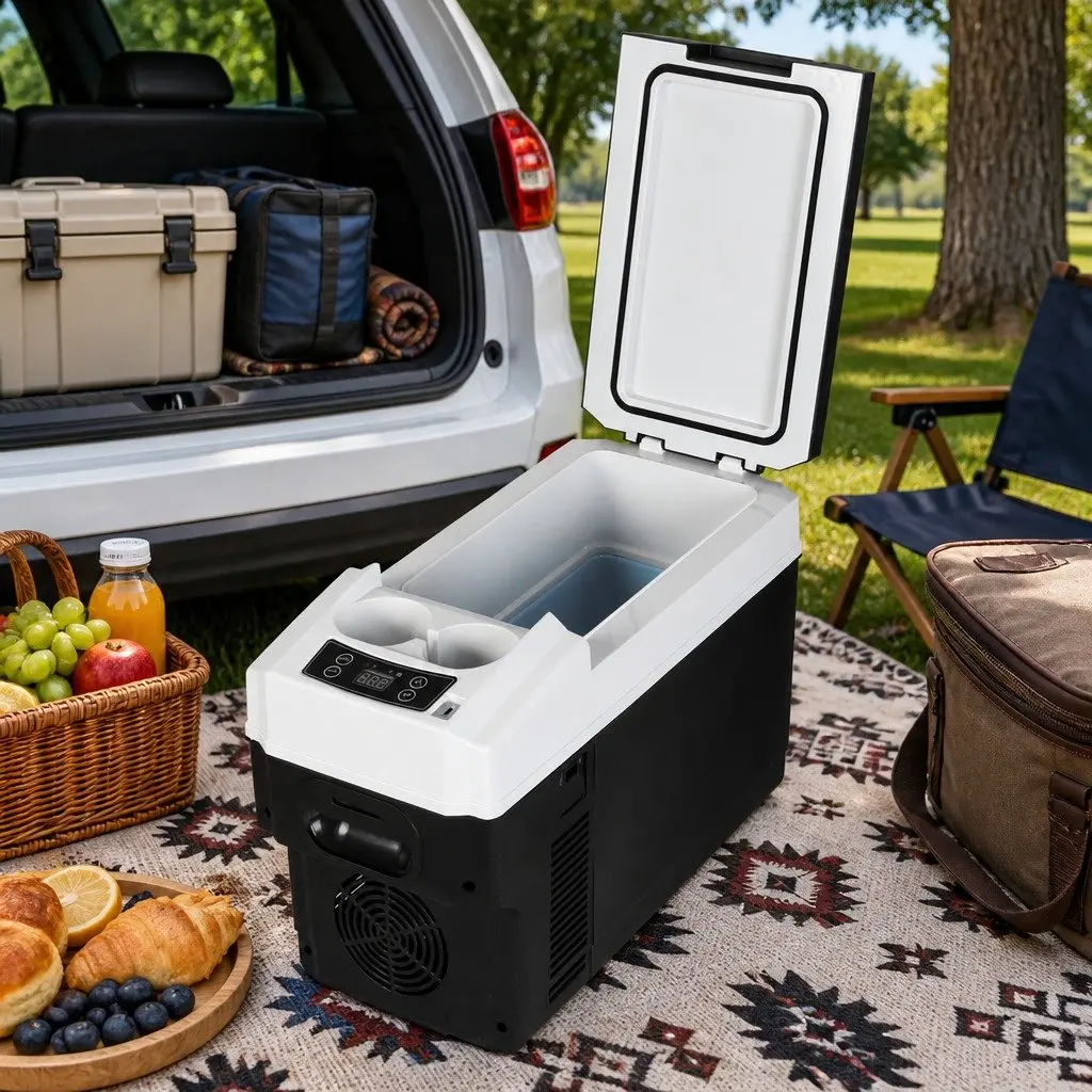 12V Portable Car Mini Fridge Freezer 13L