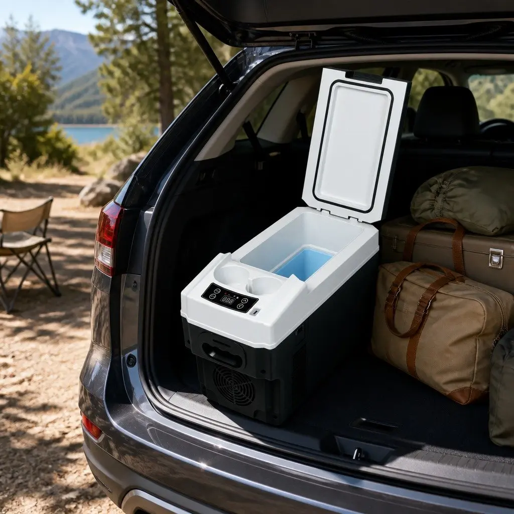 12V Portable Car Mini Fridge Freezer 13L